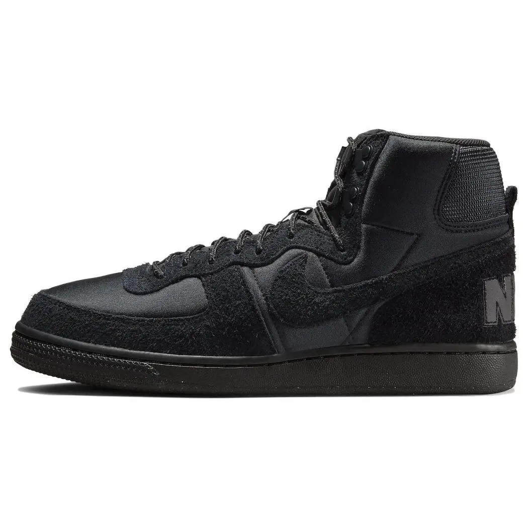 Nike Terminator High Hiking Boots for Men – Retro Black Slip-Resistant Durable High-Top Sneakers Verifiable, with credentials and supporting global authentication