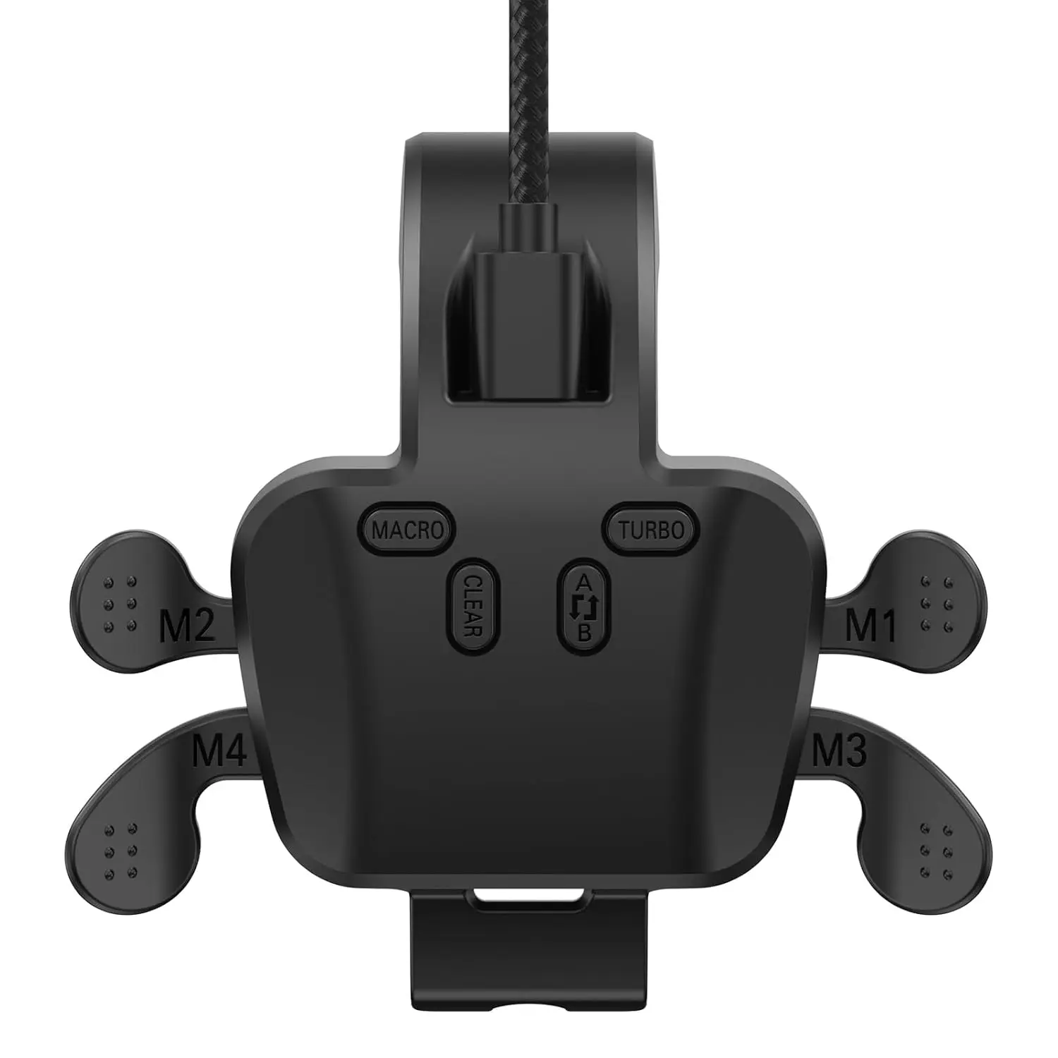 Paddles for PS-5 Controller with MIC Function, Plug and Play with 4  Programmable Buttons, Support Combo/Turbo/Key Swap/Remapping Features, Compatible with PS-5 Console/PC/(Black)