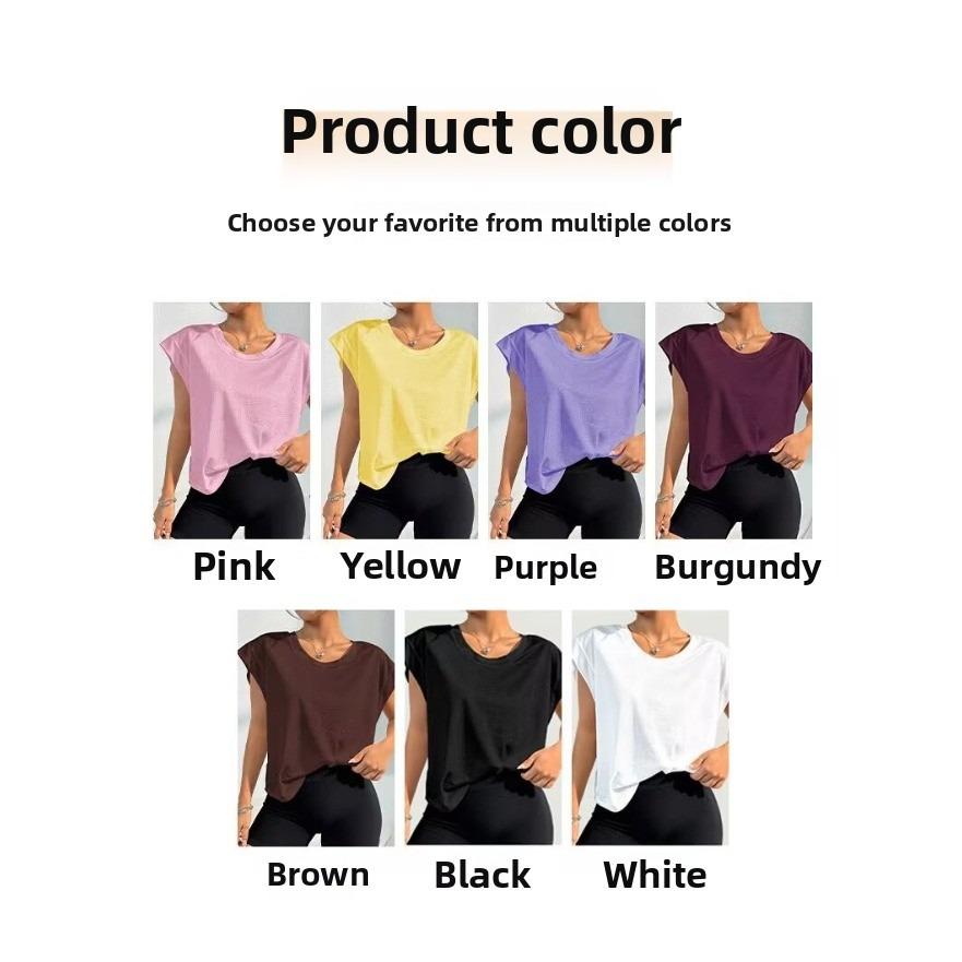 This 2026 new women's sports top features a backless, breathable, and openwork design; the loose fit is comfortable, breathable, and cool, making it suitable for yoga, Pilates, running, and various styling options.