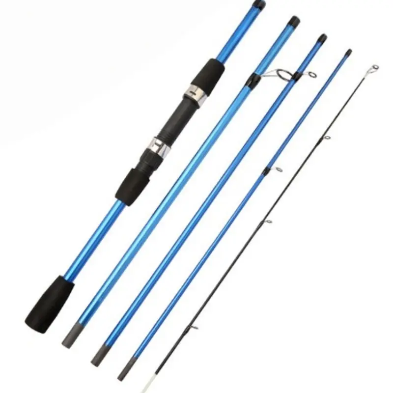 1.8m/2.1m Rotating Casting Fishing Rod, 4/5 Sections Carbon Fiber, MH Action, Ideal for Rivers, Lakes, Reservoirs, Ponds, Fishing Rod Design