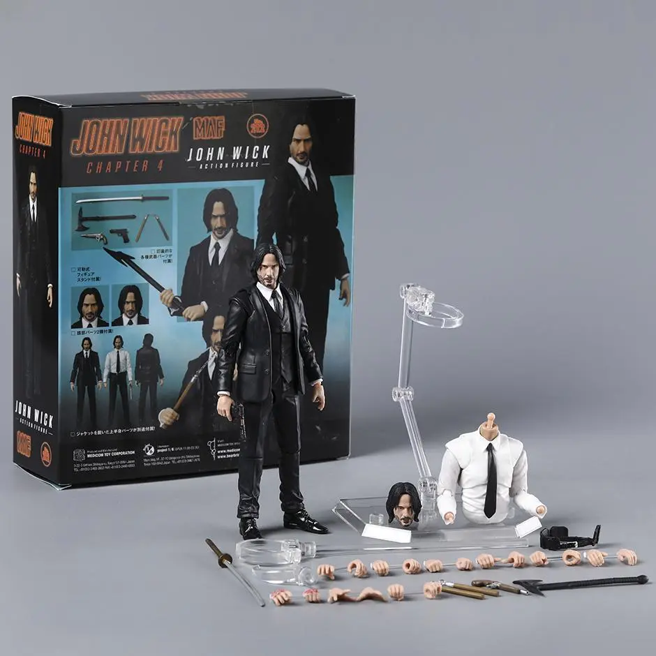 Medicom MAFEX No.212 John Wick Chapter 4 Action Figure Model Toy Gift For Collection Popular toys 2026 Hot selling toys