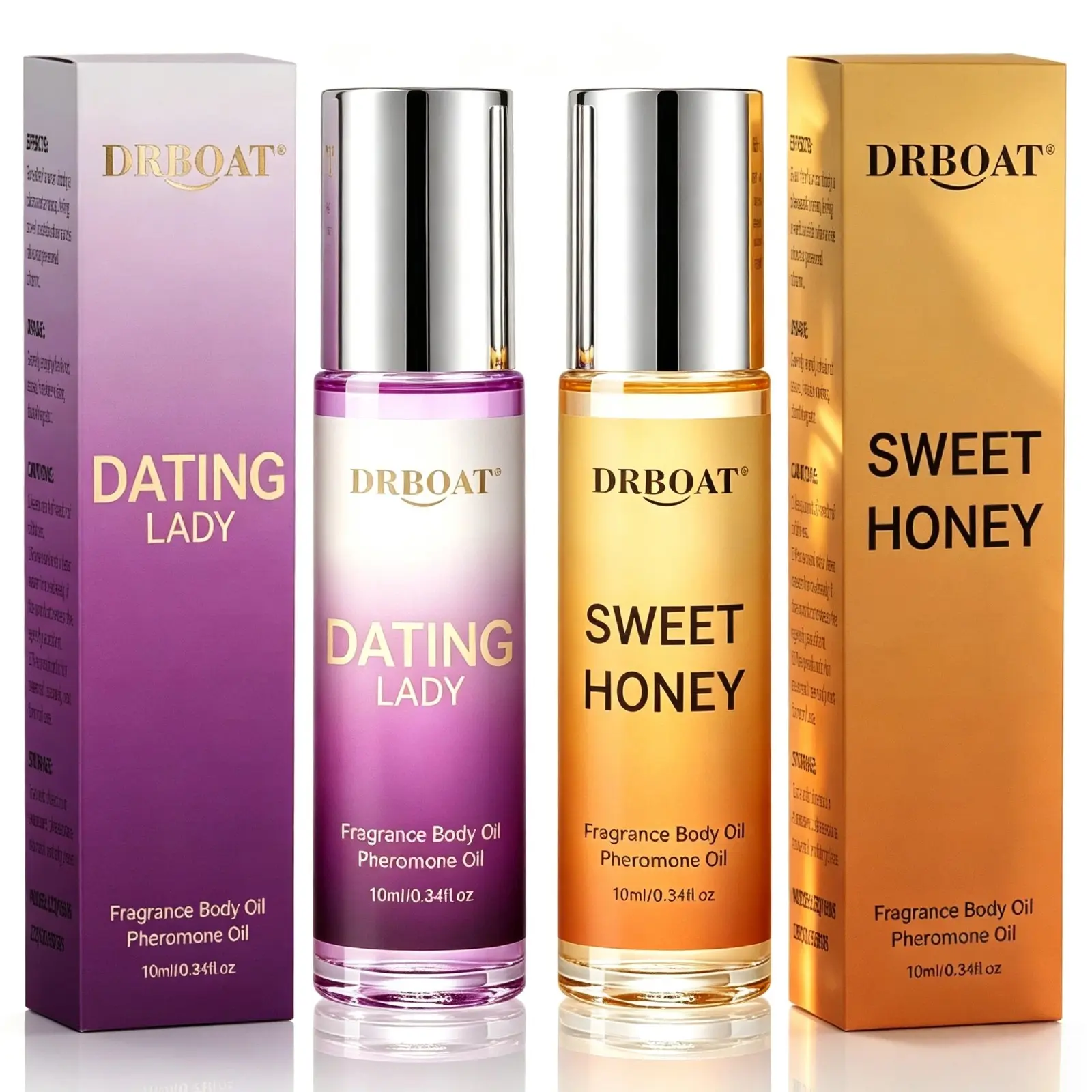20ML Honey Oud & Date Pheromone Oil - Sweet Roll On Subtle Aromatic Perfume Oil, Romantic Eau de Toilette, Long-Lasting Vanilla, Bergamot Scent Fragrance Oil for Dating, Days, Working.