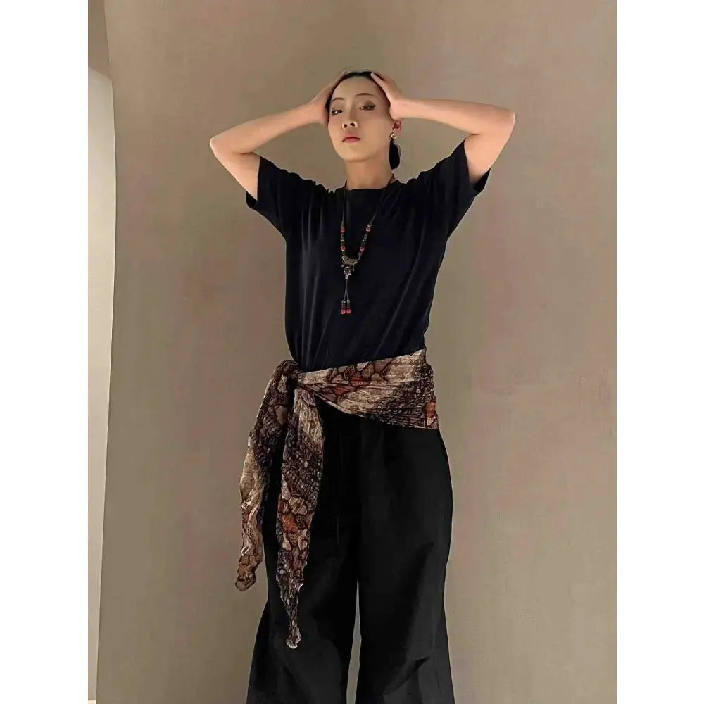 Exotic coffee long towel