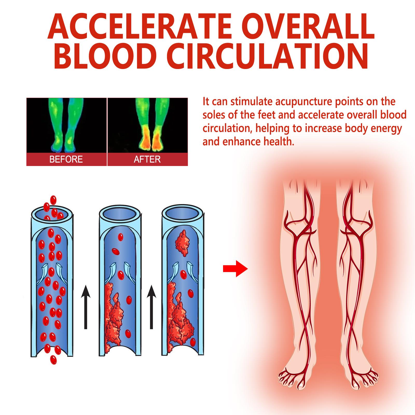 Houkea Foot Massage Warm Socks Winter Outdoor Sports Windproof Cold-proof Warm Foot Care Massage Socks