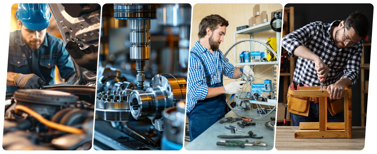 High Quality  Thread Checker, Nut and Bolt Thread Checker with 19 Standard and 16 Metric Sizes, Bolt Size Finder and Thread Gauge with Inch and Centimeter Ruler