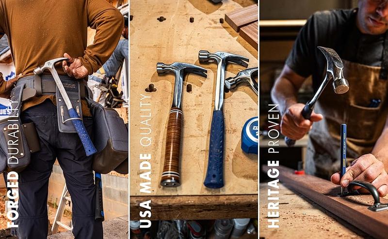 Framing - 22 oz Long Handle Straight Rip Claw with Face & Shock Reduction Grip - E3-22S