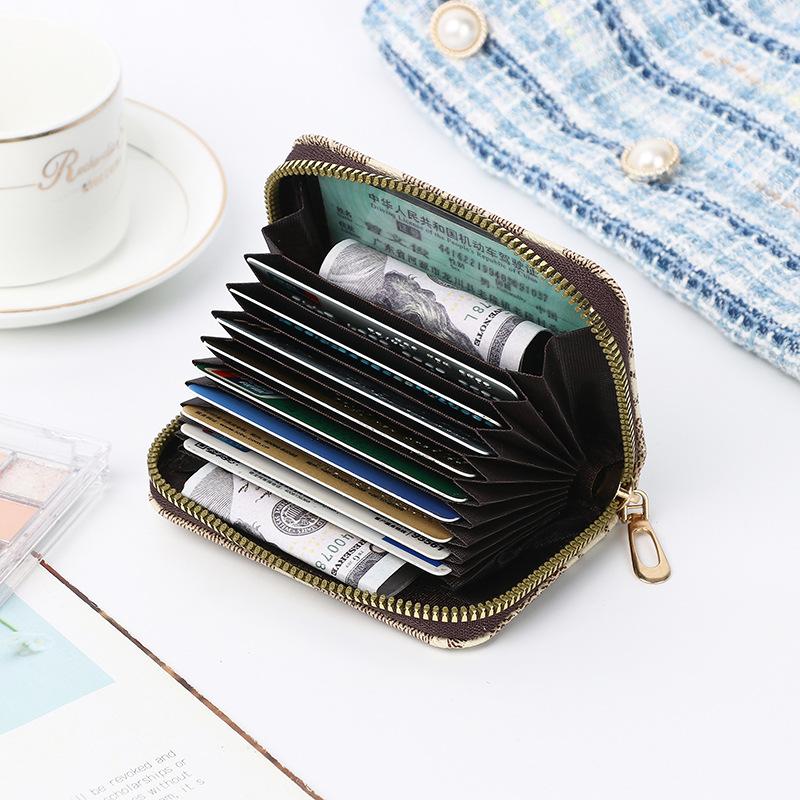 Credit Card Wallet for Women and Men, Secure Zipper Cardholder with Accordion Design, Compact Money Organizer and Business Card Case, Holder for Social Security and Insurance Cards Credit Card Wallet for Women and Men, Secure Zipper Cardholder with Accordion Design, Compact Money Organizer and Business Card Case, Holder for Social Security and Insurance Cards