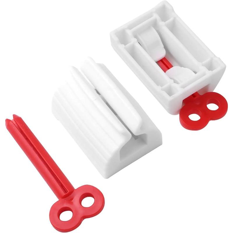 Toothpaste Squeezer Rotatable Toothpaste Holder 3-Piece Creative Toothbrush Holder Bathroom Storage Organizer for Kids Hassle-Free Dispensing Practical Bathroom Accessory