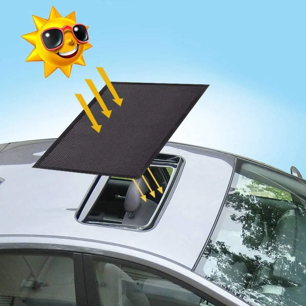 Sunroof Sun Shade Breathable Mesh, roof Cover for Camping | UV Protection for Moonroof and Side Window,  Quick Install, Sunroof Shade for SUV, , Van  Camping Essentials