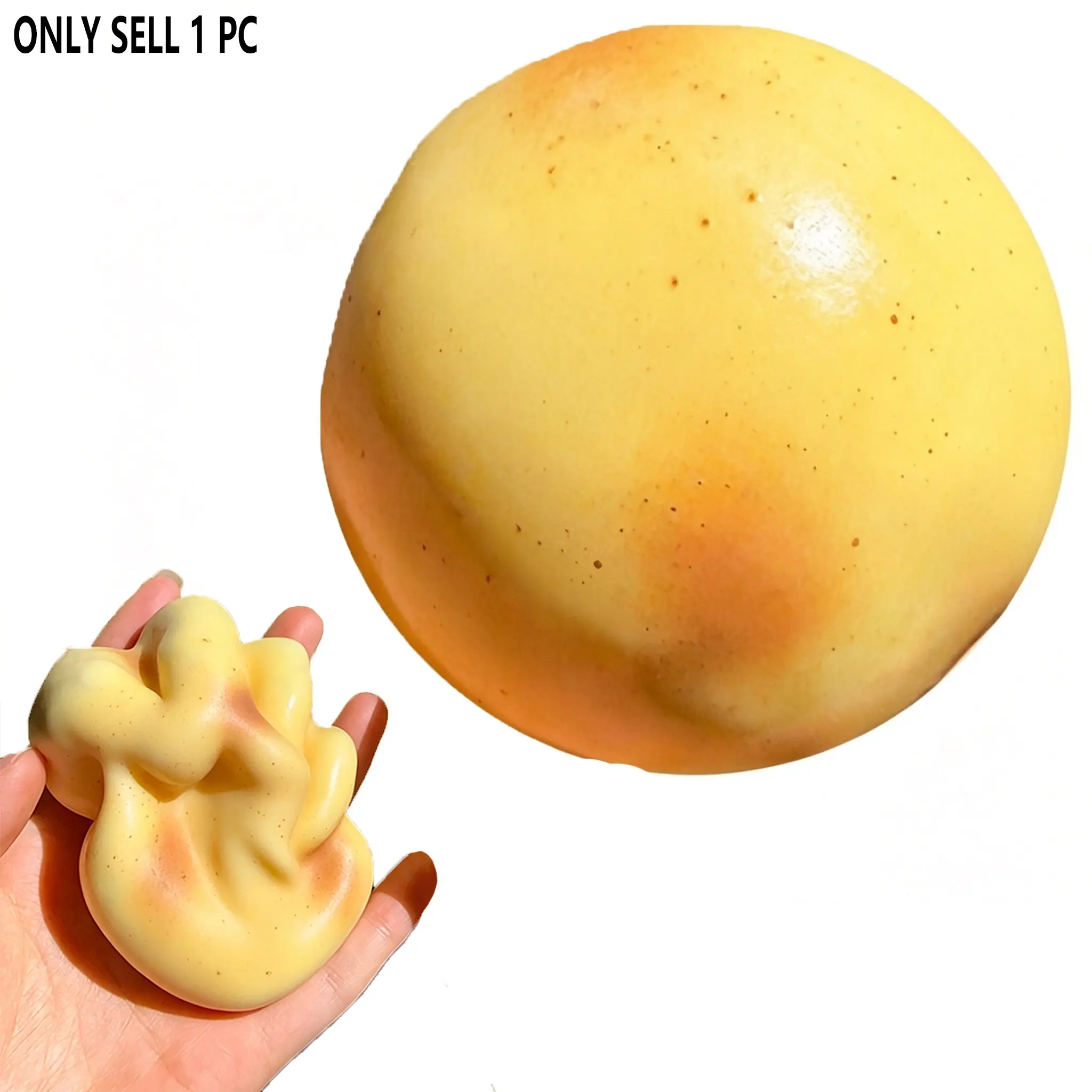 Super Soft Moldable Potato Squishy Ball ASMR Crispy Sound No Rebound Fidget Squeeze Toy Stress Relief Anxiety Relief Desk Toy Gift For Kids Adults