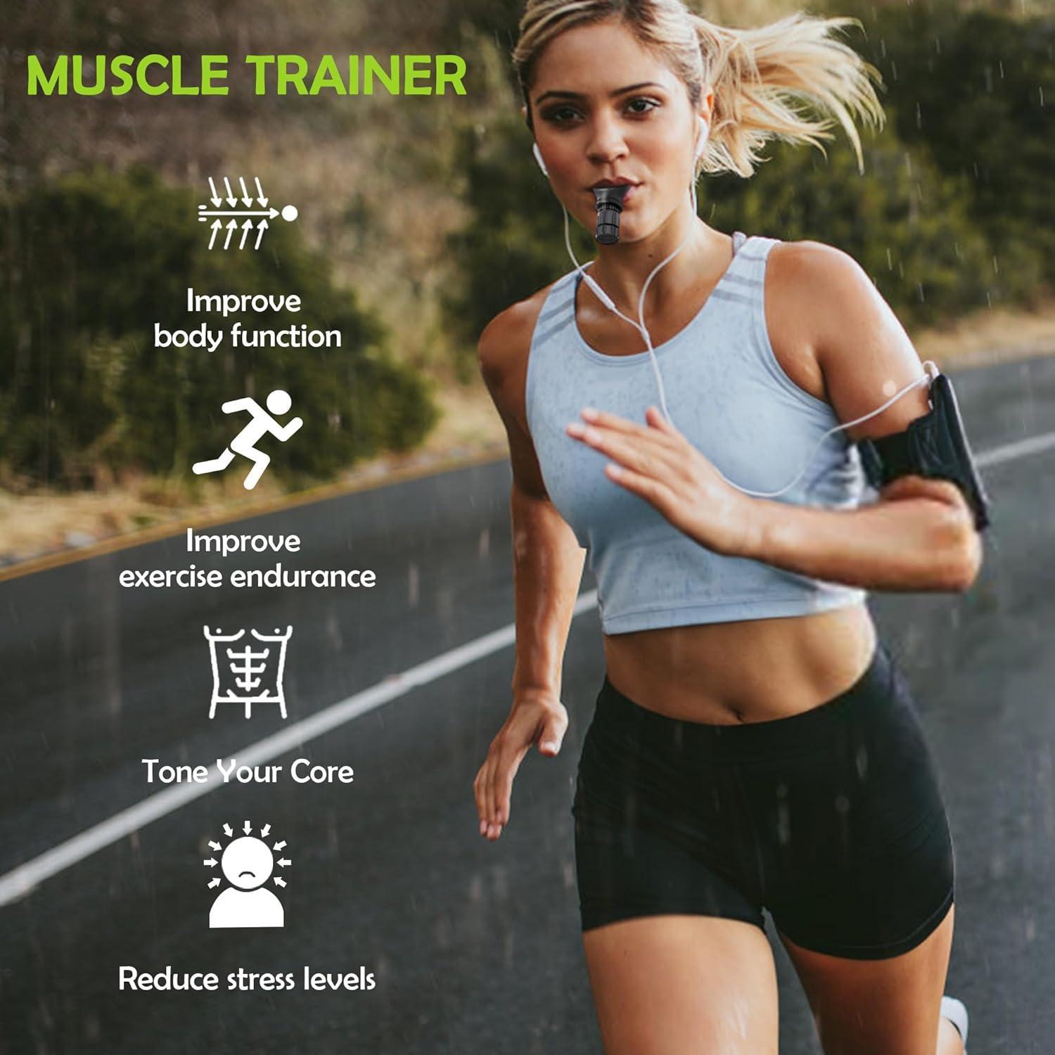 Adjustable Lung Capacity Training Tool, Waterproof Breathing Fitness Equipment, Swimming, Running, Workout Equipment, Home Training Equipment and Sports Training Equipment