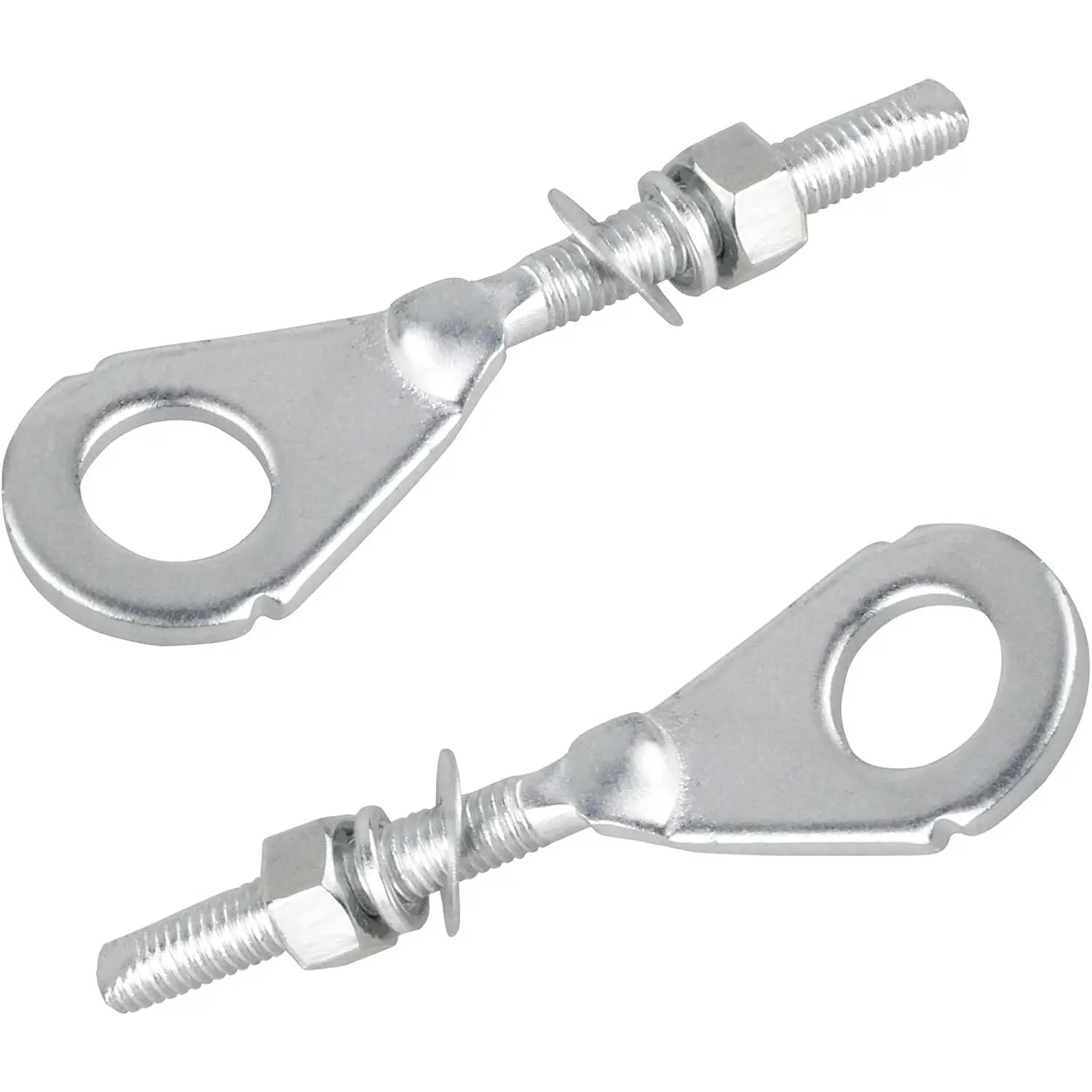 NTHREEAUTO Motorcycle Chain Adjuster Tensioner Metal Chain Axle Adjusters Compatible with Honda CT70 XR70R CRF50F C70 CRF100F CRF70F CRF80F XR75 XR80 XR100 (80MM）
