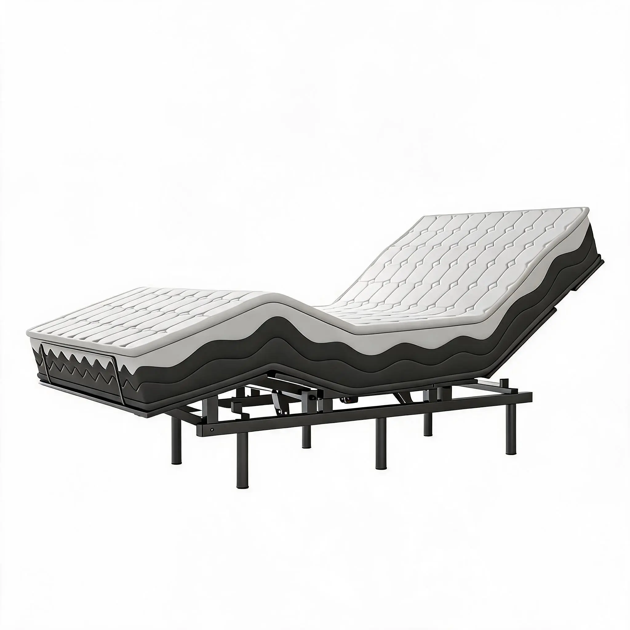 Adjustable Bed Frame Base, Twin - Wireless Remote with Memory Presets - Independent Head & Foot Lift, Zero Balanced - Quiet Motor, Easy Assembly - For Memory Foam & Latex Mattresses