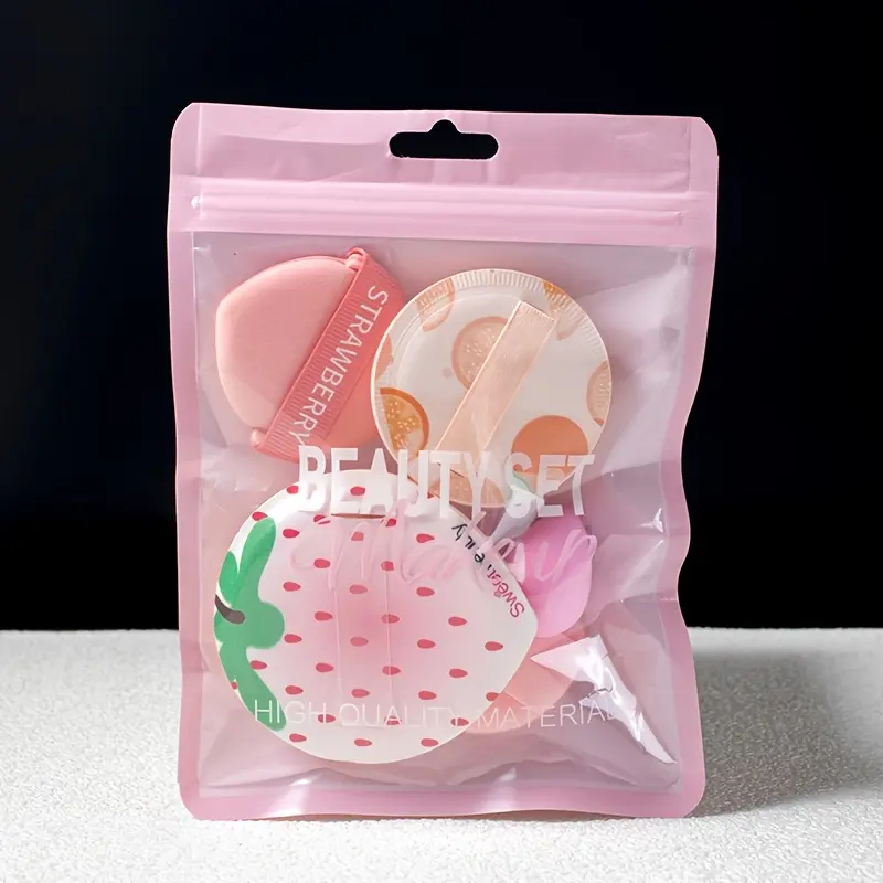 Complete 5pcs makeup puff kit with big flower, round, cushion, finger and mini sponges. Expandable when wet for foundation & concealer, suitable for sensitive, oily and dry skin, portable beauty tool pack Blending Beauty Sponge Face Sponges For Makeup.