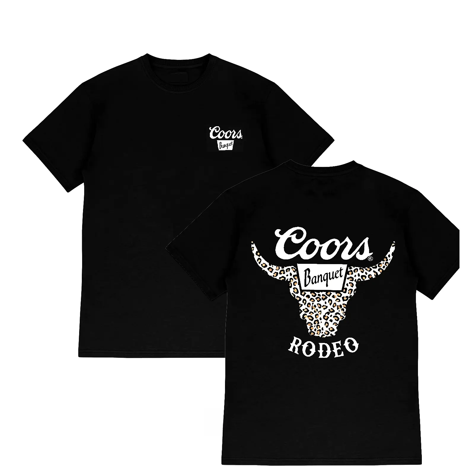 Men's Fashion Street Style Leopard Print Graphic Tee, Breathable High-Quality Cotton Short Sleeve Round Neck Summer Top