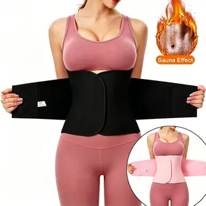 Waist Trainer Cincher Belt for Women, Solid Tummy Control Body Shaper, Elastic Stomach Wrap for Postpartum & Everyday Wear, Women's Clothes