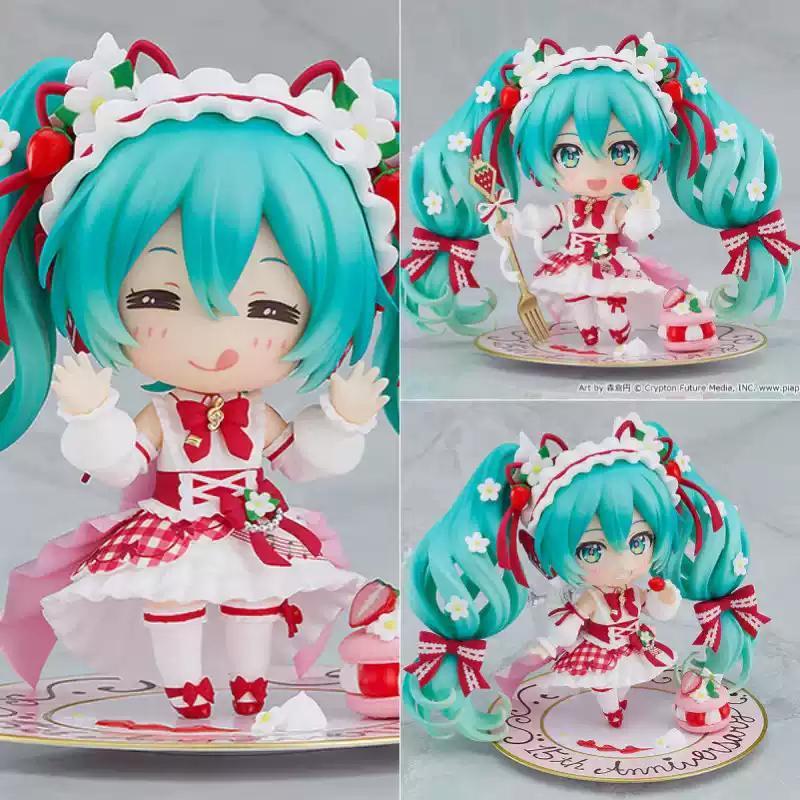 Hatsune Miku Animation Game Peripheral Toys Sakura Snow Miku Anime Action Movable Model Figures Collection NTR