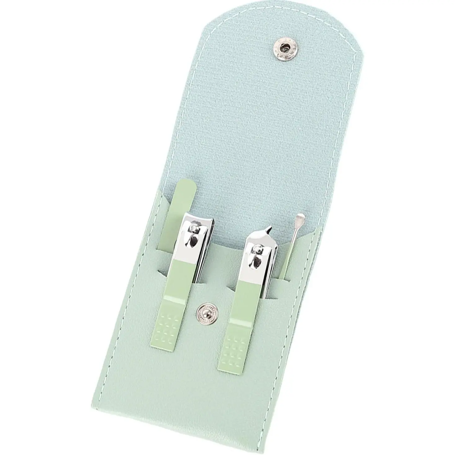 4 Pcs Manicure Set Nails Clippers Toenail Cutter Ear Pick Nails Tool Set Nails File Pedicure Kits Fingernail Clippers
