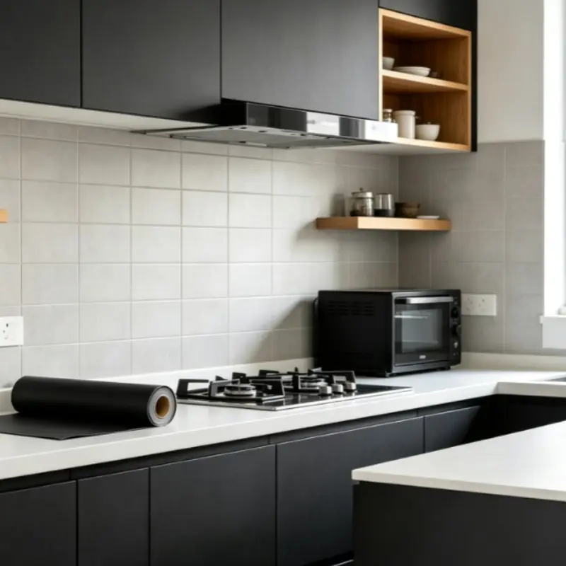 Peel & Stick Wallpaper, Textured Vinyl, Easy Apply and Remove, Removable Waterproof Wallpaper, Waterproof Contact Paper for Kitchen Cabinets, Living Room Walls, Bedroom Wallpaper, Waterproof Decorative Wallpaper