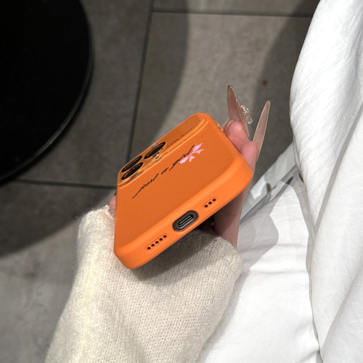 Personalized Letter Pink Bow Case for iPhone 17 Pro Max 17Air 17 16E 16 15 14 13, Ultra Skin-Friendly TPU, All-Inclusive Glass Lens Protection, Aesthetic Coquette Style Gift, Dopamine Ins Style Slogan Cover, Shockproof Slim Case, Lens Window Design