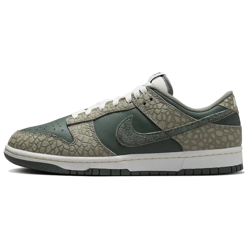 Nike Dunk Premium Urban Landscape 2.0 Low-Top Men’s Sneakers in Green Verifiable, with credentials and supporting global authentication