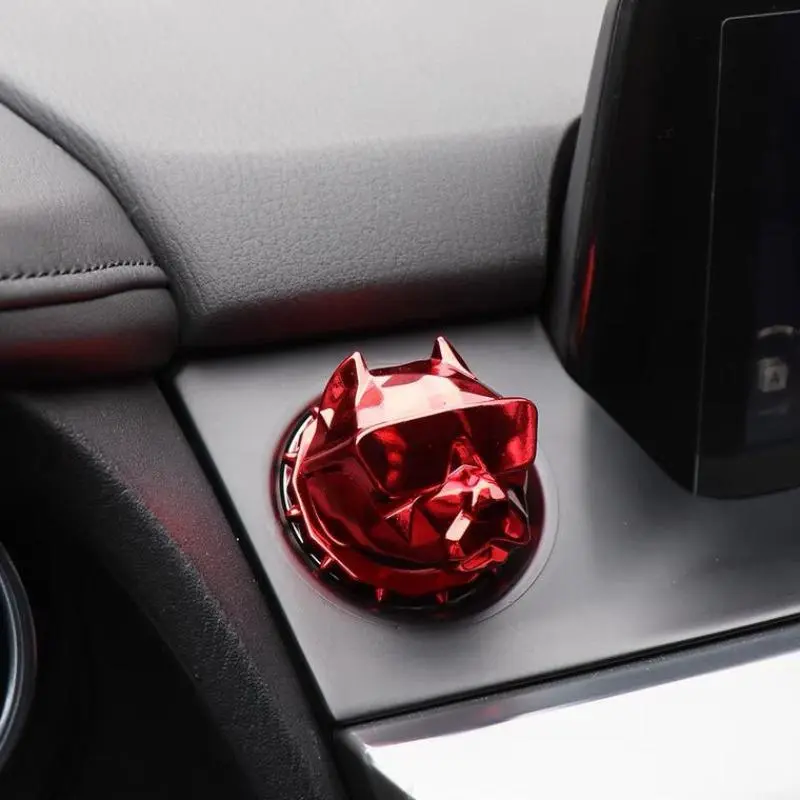 Car Engine Start Stop Button Cover, Car Engine Start Stop Button Decoration, Car Interior Decoration Accessories for Women & Men