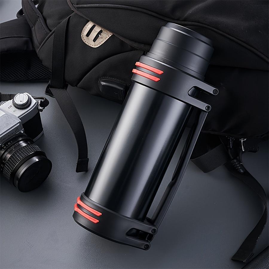 Stainless Steel Vacuum Flask, 1 Count Large Capacity Insulated Water Bottle, Portable Drinking Cup for Home Office Outdoor Camping