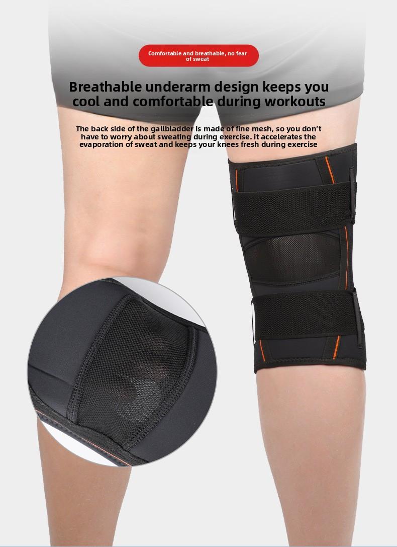 Spring compression knee pads Men's professional hiking mountaineering special protective gear Meniscus patella Knee climbing sports equipment Basketball, anti slip leg protection, shin guard pad side stabilizer