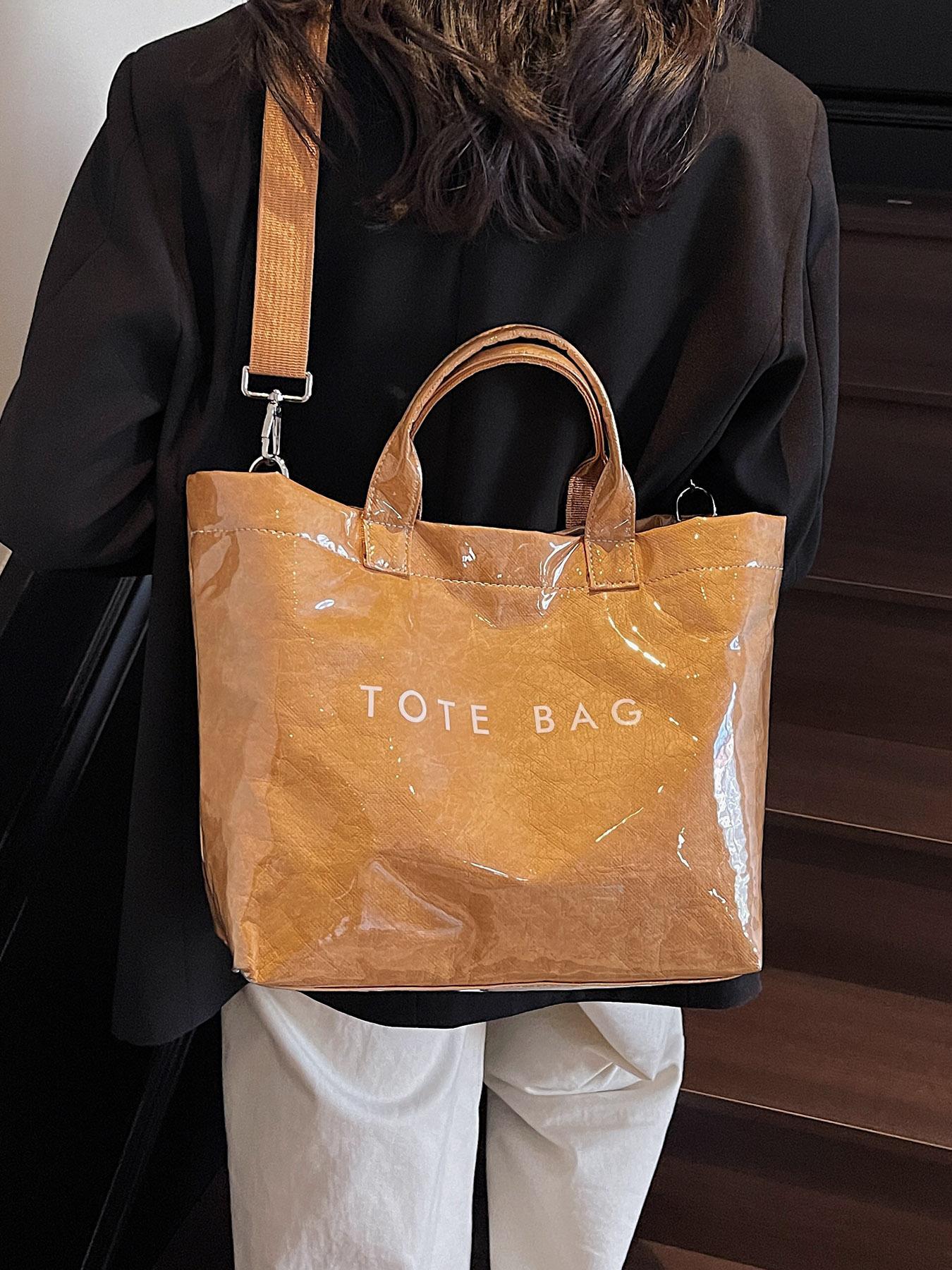 Fashion  Tote Bag, Large Capacity Shoulder Bag for Women, Casual Trendy Versatile High-quality Daily Commuting Bag, Girl Fashionable Shopping Bag, Commuter Tote Bag