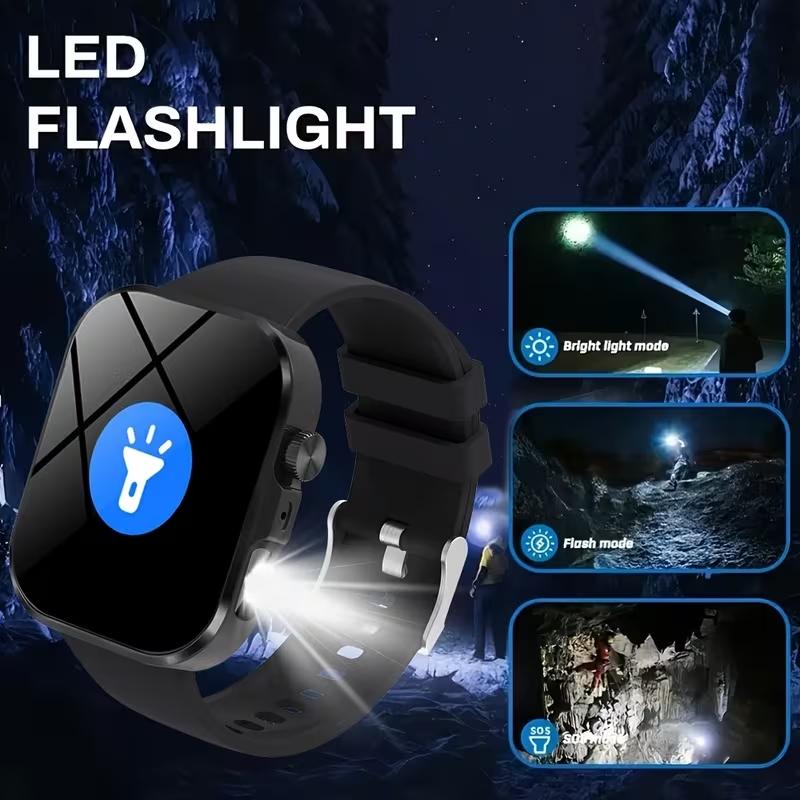 Sports Smartwatch for Men Women - Health Fitness Smartwatch, 2026 New, Wireless Connection & Answer/Make Call, Pedometer & Fitness Tracker, Steps/Calories Counter, Multiple Sports Modes for Outdoor Sports, Message Reminder & Information Alerts