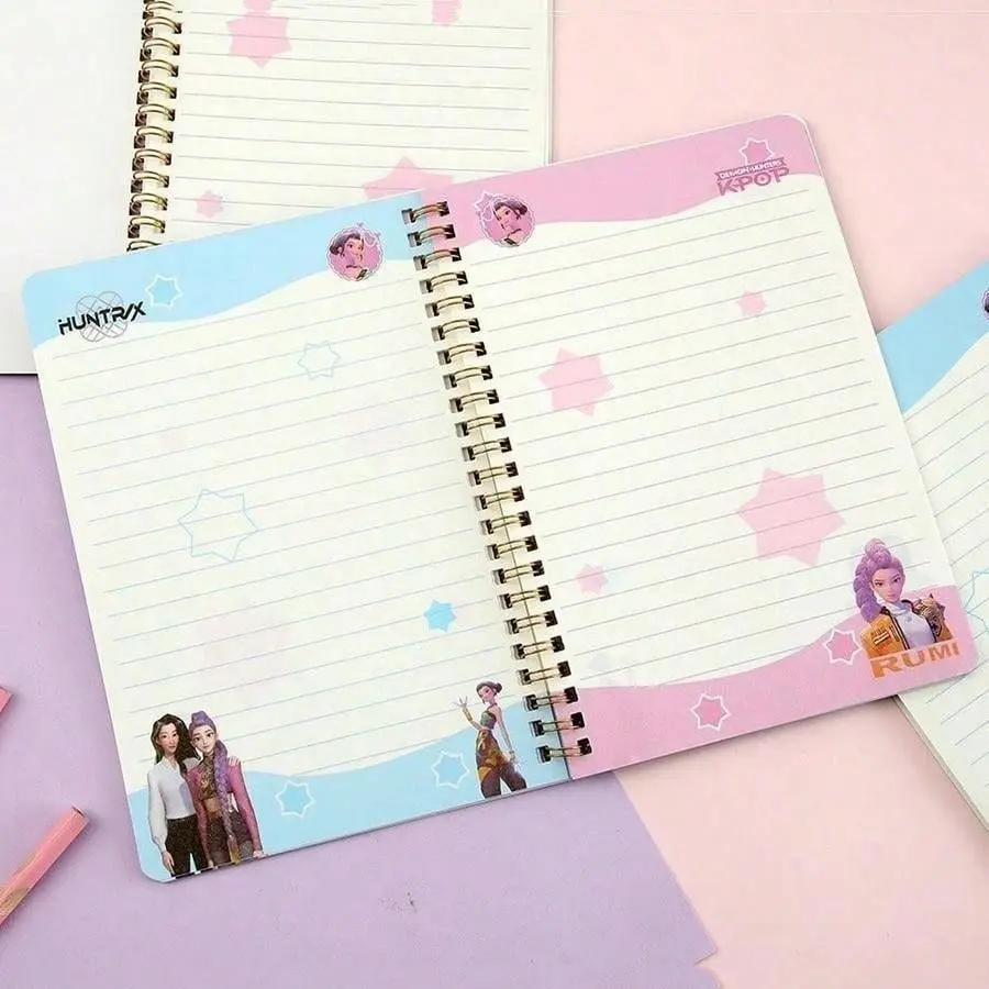 Anime Character Music Notebook, A5 Blank Pages, Ideal Gift for K-Pop & Anime Fans, Perfect for Musicians, Writers, Songwriters