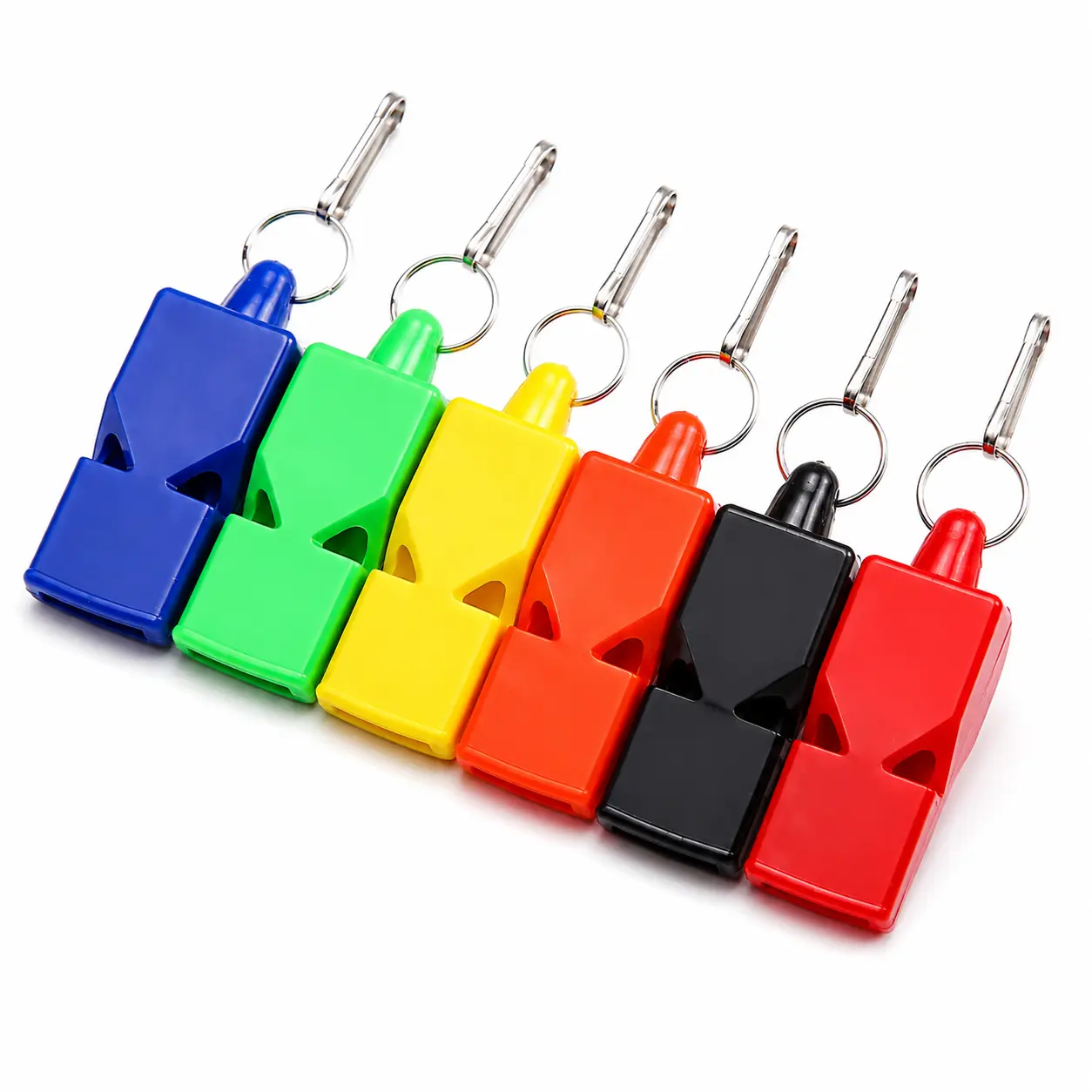 Professional Dual-Tone ABS Plastic Referee Whistle for Soccer, Basketball, Volleyball, and Outdoor Activities — Durable, Loud, Ergonomic Design with Carry Clip for Coaches, Officials, and Emergency Use
