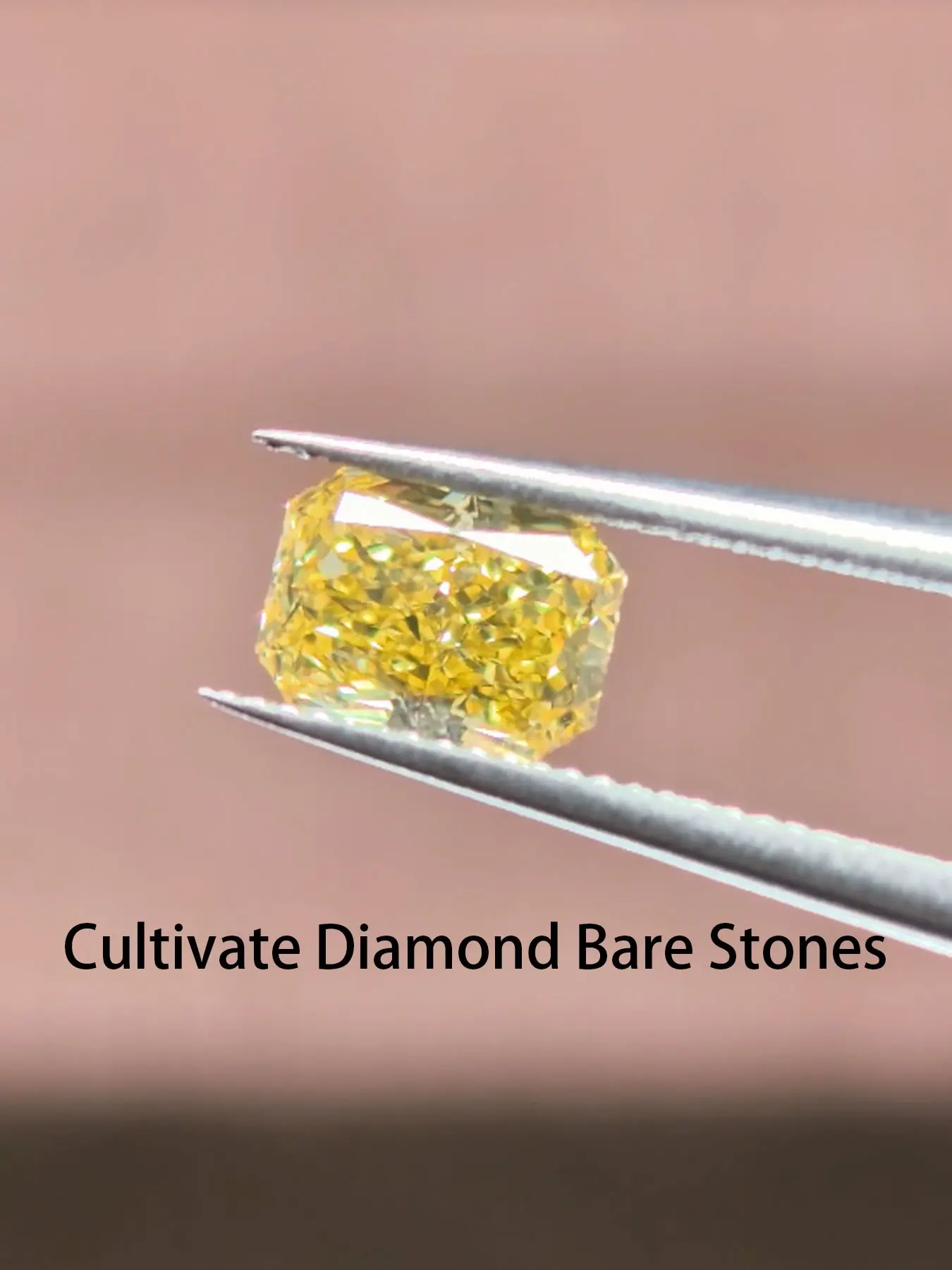 D color VS1 clarity 1-3 carats cultivated diamond, Redion yellow diamond, naked stone IGI certificate, shaped cultivated brilliant yellow diamond can be used to make rings, pendants, jewelry, men's and women's boutique jewelry as birthday/holiday/party gi