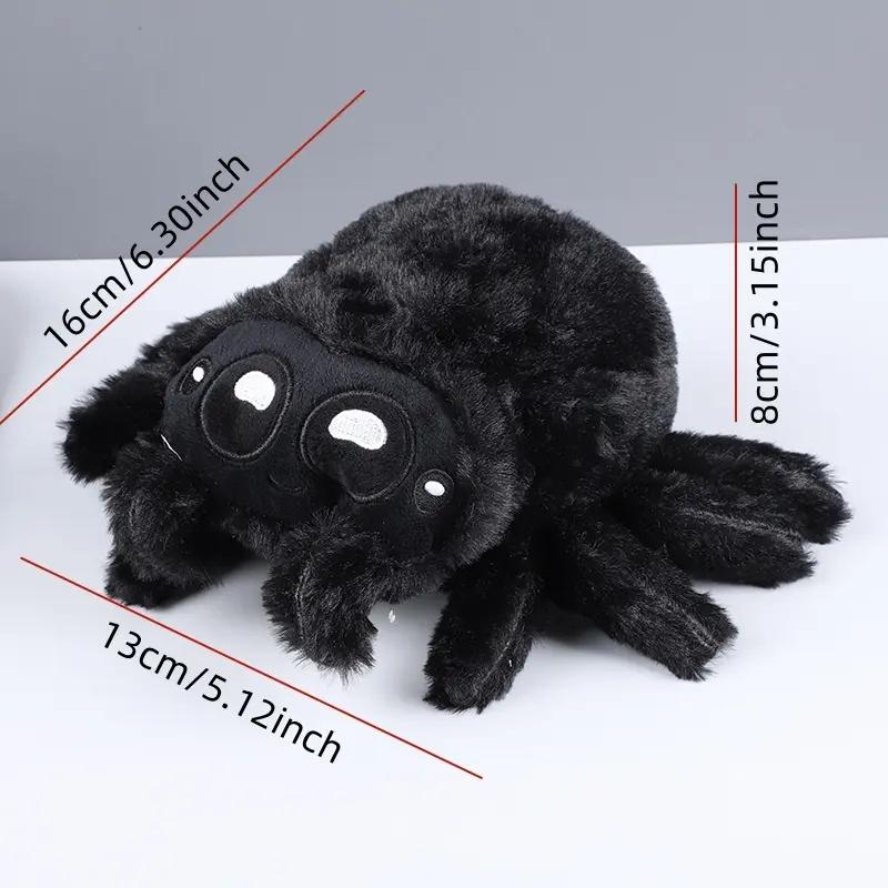 Happy Plush Spider Toy, Fun Halloween Costume Accessory, Game Decoration, Perfect for Halloween Party Supplies & Playtime