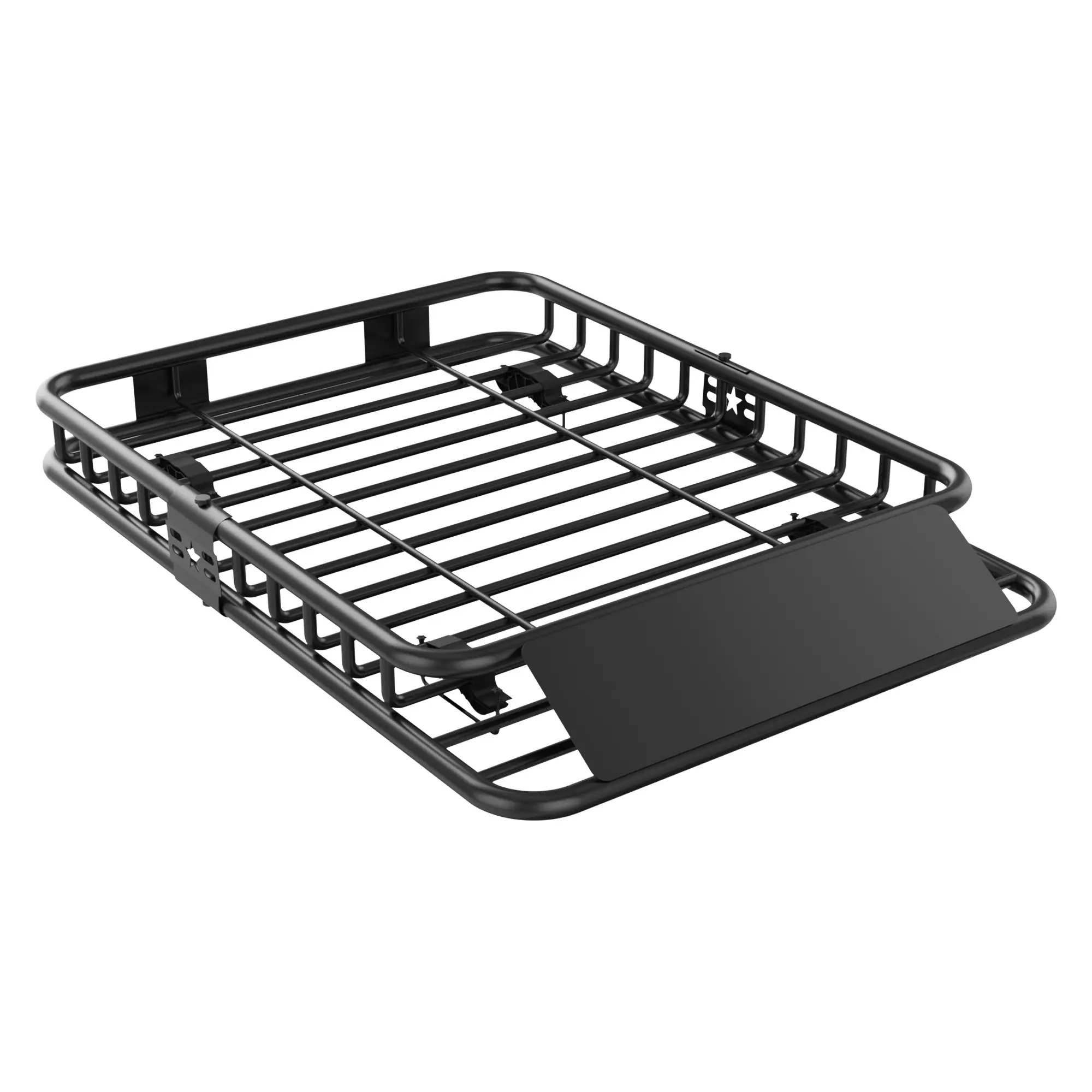 Heavy Duty 200 lbs Roof Rack Cargo Basket – Global Steel Luggage Carrier – With Extension – Fits SUVs, Trucks, Vehicles – Size 51" x 36" / 64" x 39"