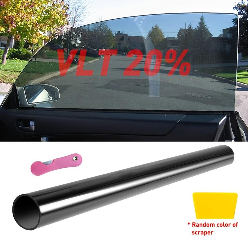 [Window Tint Film] 3M Uncut Roll Window Tint Film | 1pc Black 70% 5% 20% VLT For Car Front Rear Windshields Windows Sunroof Transmittance headlight home office glass privacy protection