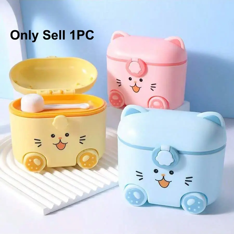Baby Formula Box Portable Outdoor Feeding with Large Capacity, Multi-Functional Snack Container Baby Snack Storage for Babies, Ideal for Travel and Outdoor Activities