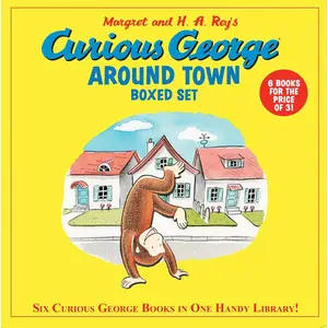 Curious George Around Town 6-Book Box Set: 6 Favorite 8x8s! - Paperback