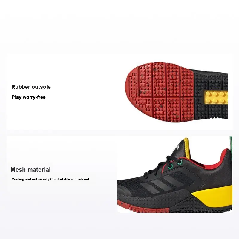 LEGO x adidas Sport DNA Big Kid 'Black Red' HQ1313