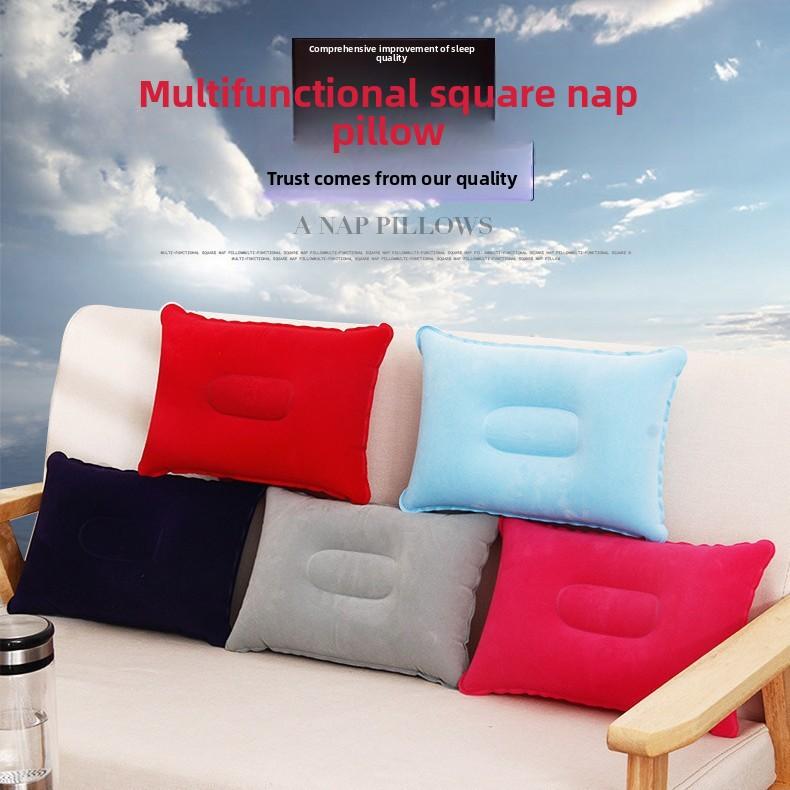Outdoor Camping Extra Large Portable Inflatable Pillow, Water-Fillable Pillow, Foldable Travel Pillow for Adults & Kids, Nap Pillow