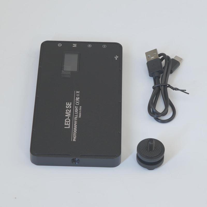 LED Panel Light, Bi-color Photo Light with 4000mAh Battery Rechargeable, 3200-6500k Bi-color Dimmable Camera Light, Photographic Fill Light with Color Filters for Dslr Camera, Stocking Fillers Gift