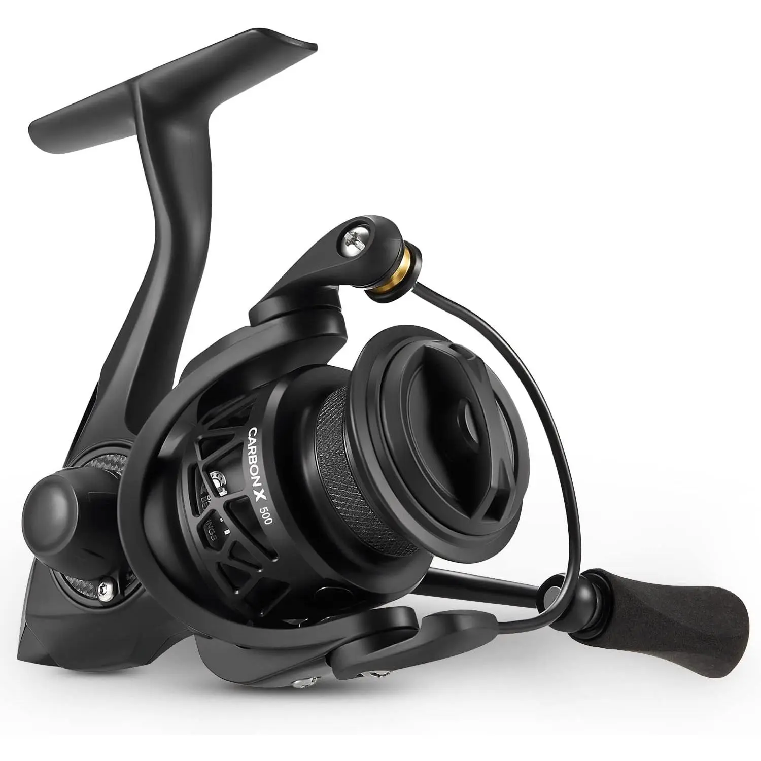 Carbon X Ultralight Spinning Reel, Carbon Frame, 33lb Max Drag | 10+1 shielded bearings, smooth retrieve, two handle styles by size, balanced for freshwater bass and trout fishing, 500-4000