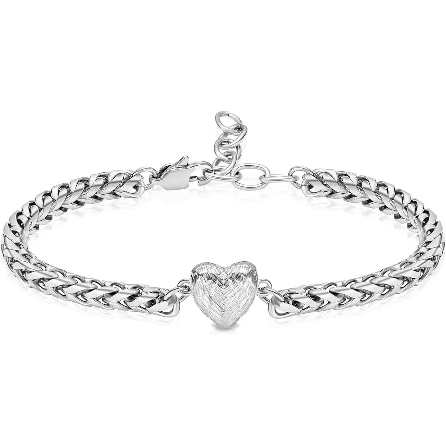 Heart Urn Bracelet for Ashes for Women Stainless Steel Cremation Bangle  Adjustable  Memorial Bracelet Loved Ones Ashes Holder