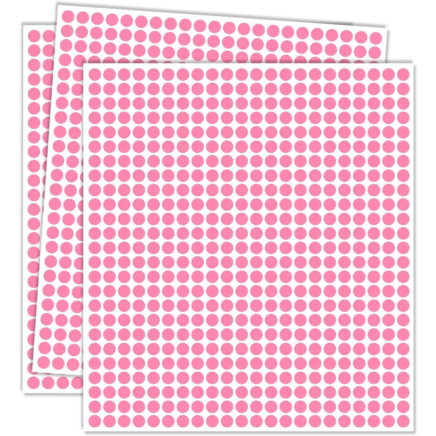 1/4"  Dot Stickers 2750 count Small Round Circle Stickers  Mini Little Colored Coding Labels