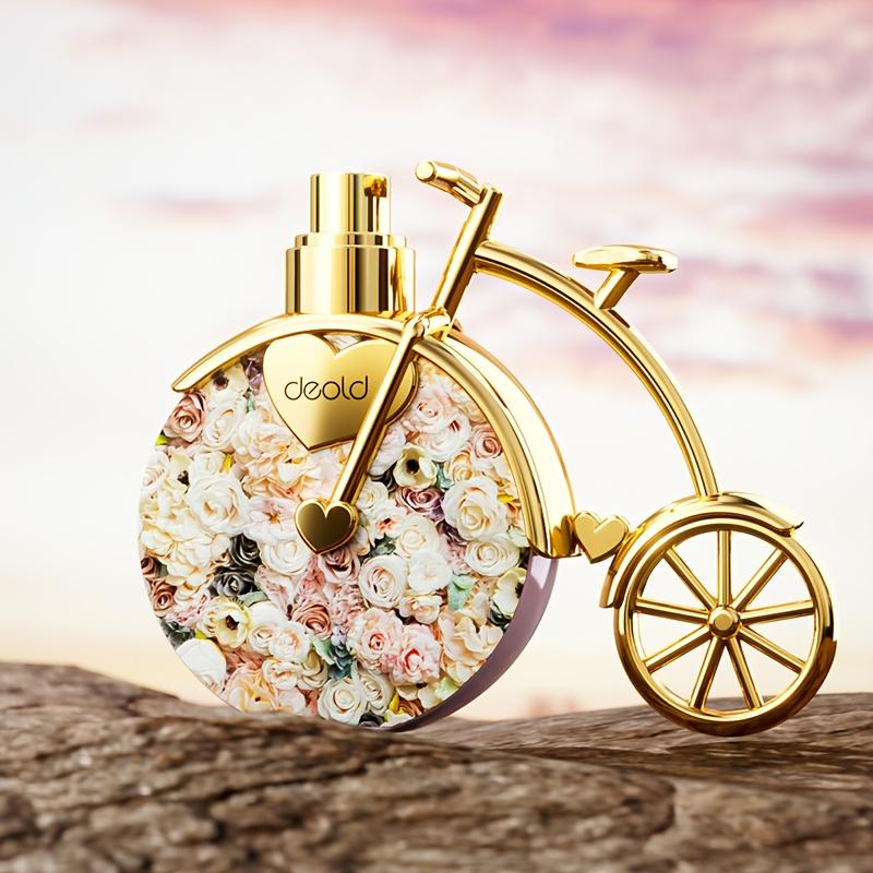 New Floral Bicycle Perfume - Women's Long-lasting Spray - Elegant Bicycle Bottle Design, Pink Floral Fragrance, Perfect Valentine's Day Gift, Christmas Choice, Suitable for Both Daily And Special Occasions, A Must-have for Ladies And At Parties