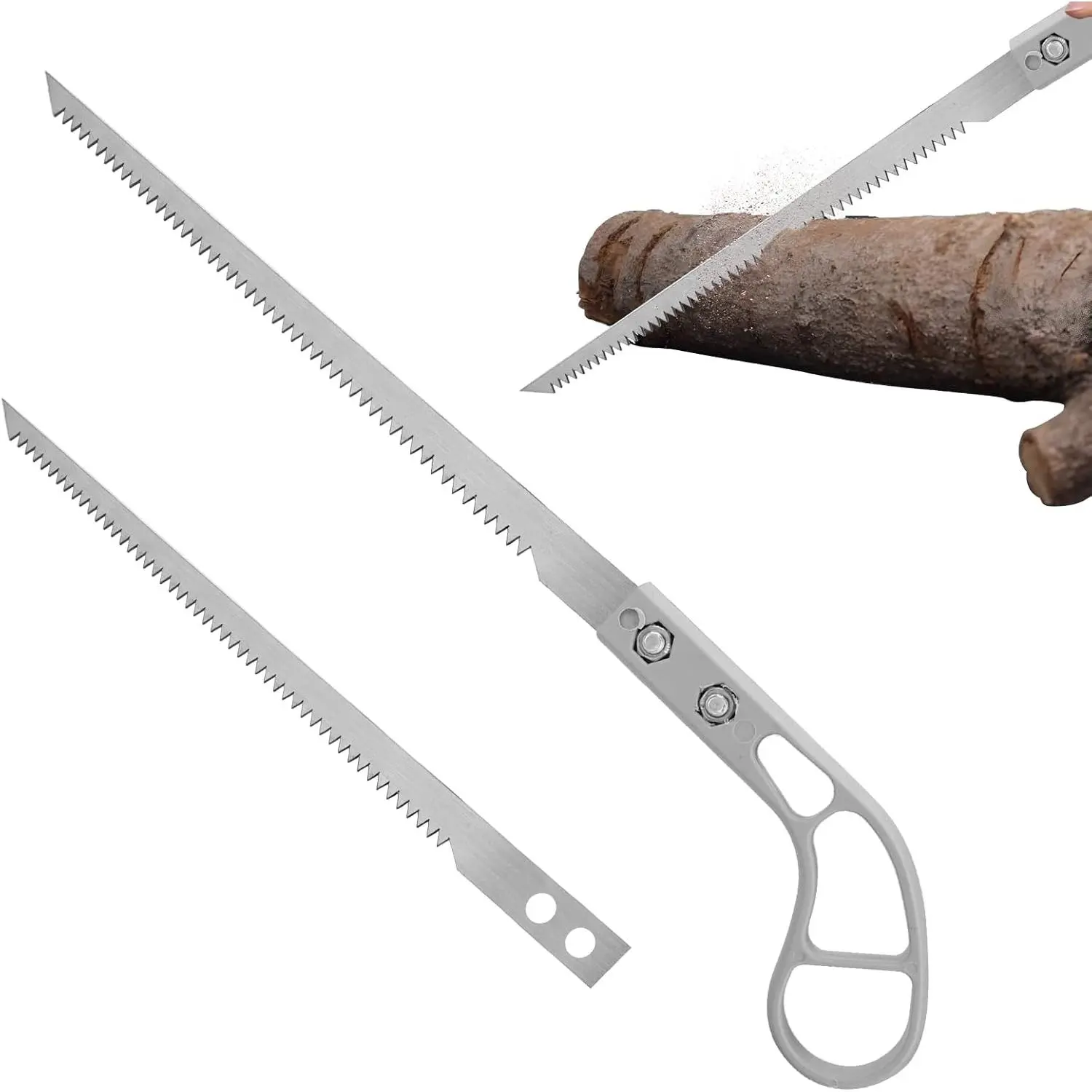 2 PCS Small Hand Saw  Wood Outdoor Portable Camping Hand Saw  Small Branches One Replaceable Blade Garden Mini Hand Saw  Tree Trimming Pruning Saw  Tight Space 8.6" Light Saw  Women Men