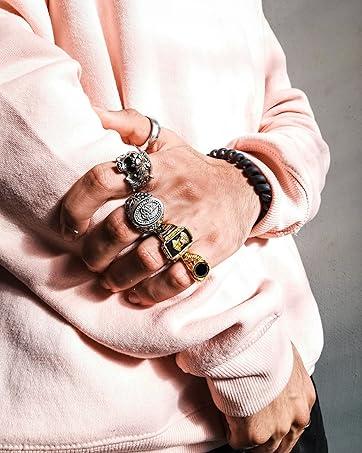 Jstyle 12Pairs Stainless Steel Round Clear Cubic Zirconia Pearl Stud Earring for Women CZ Earrings 3-8MM