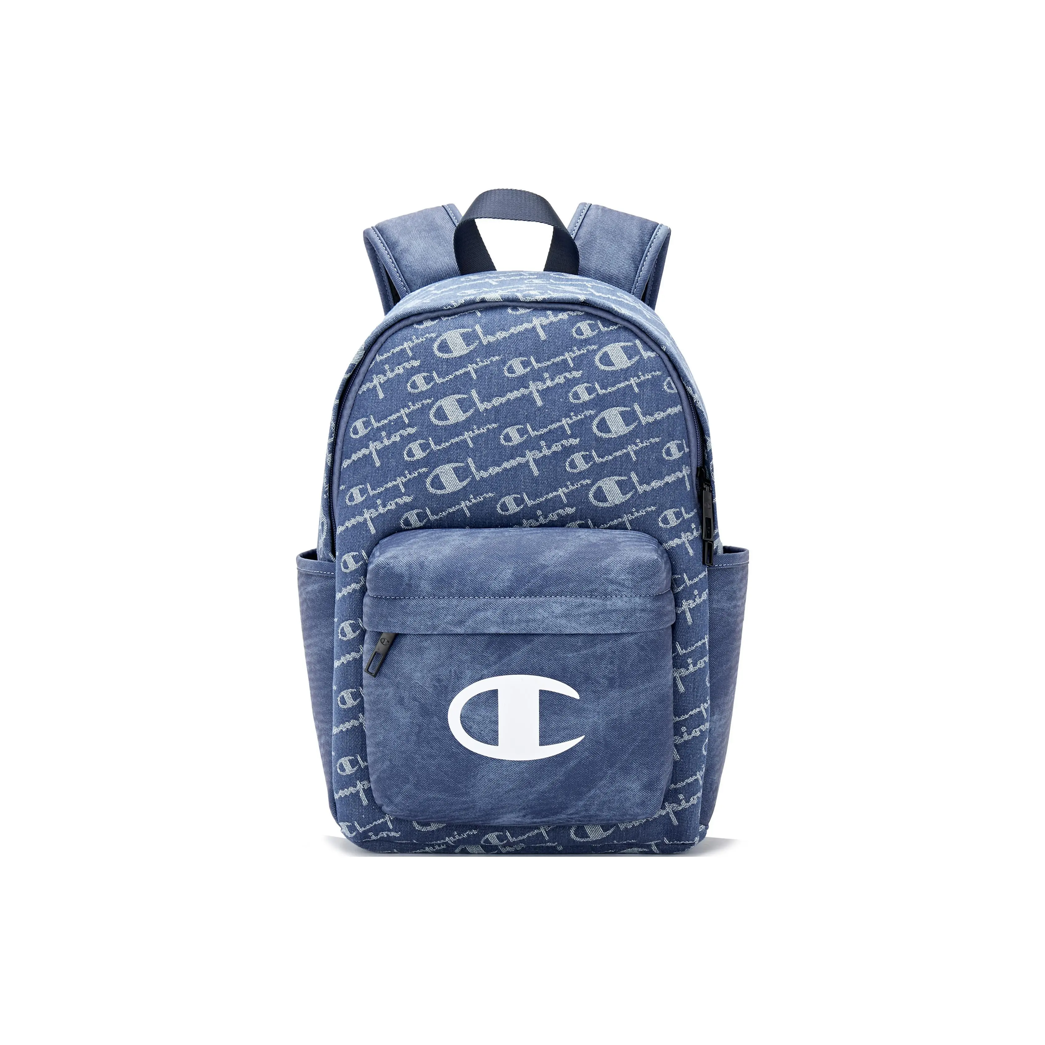 Champion Fabric Backpack for Men and Women – Stylish Unisex Bookbag in Navy and Black