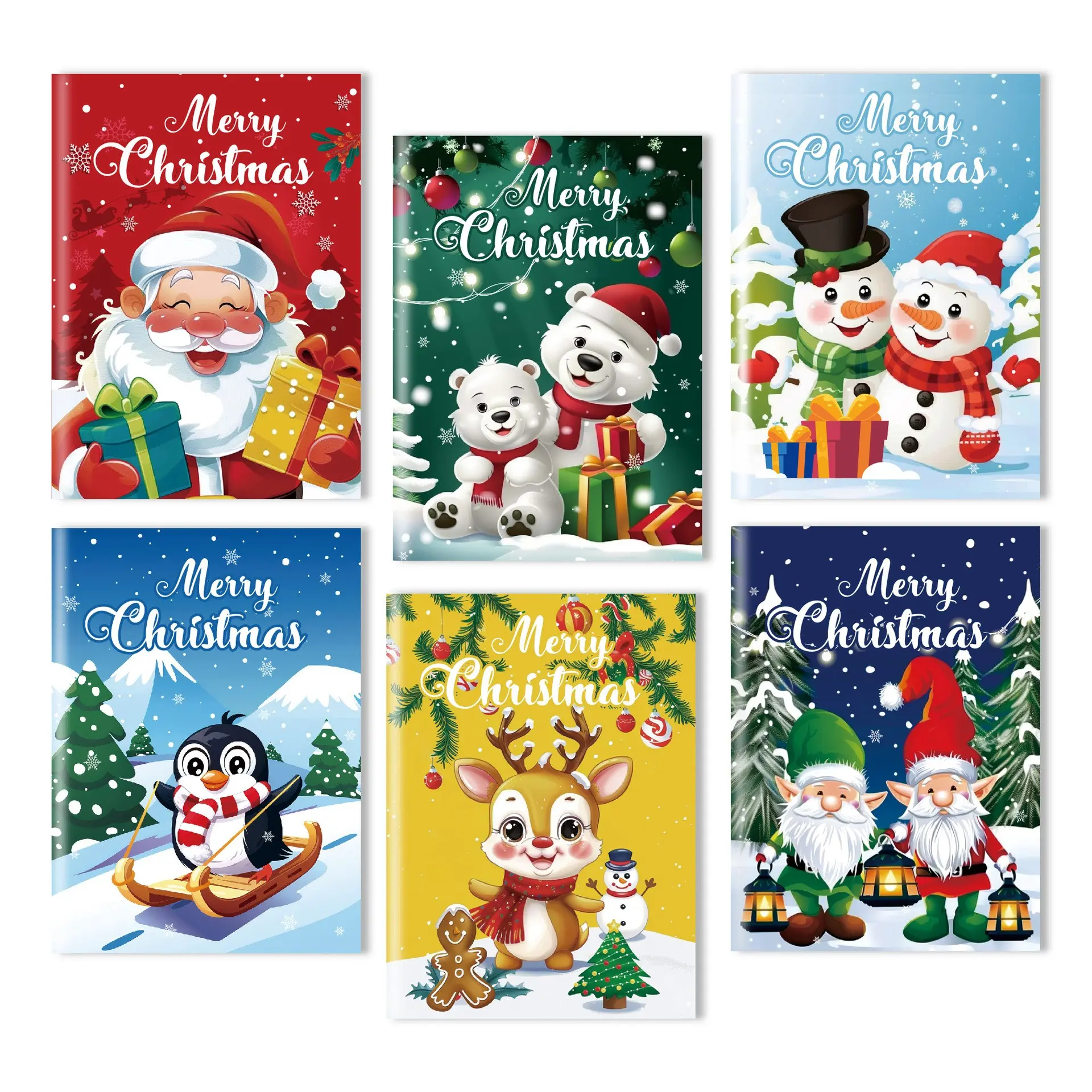 Christmas Coloring Books for Kids, Xmas Party Favors, Stocking Goodies, Mini Coloring Books for Boys Girls, Holiday Party Supplies