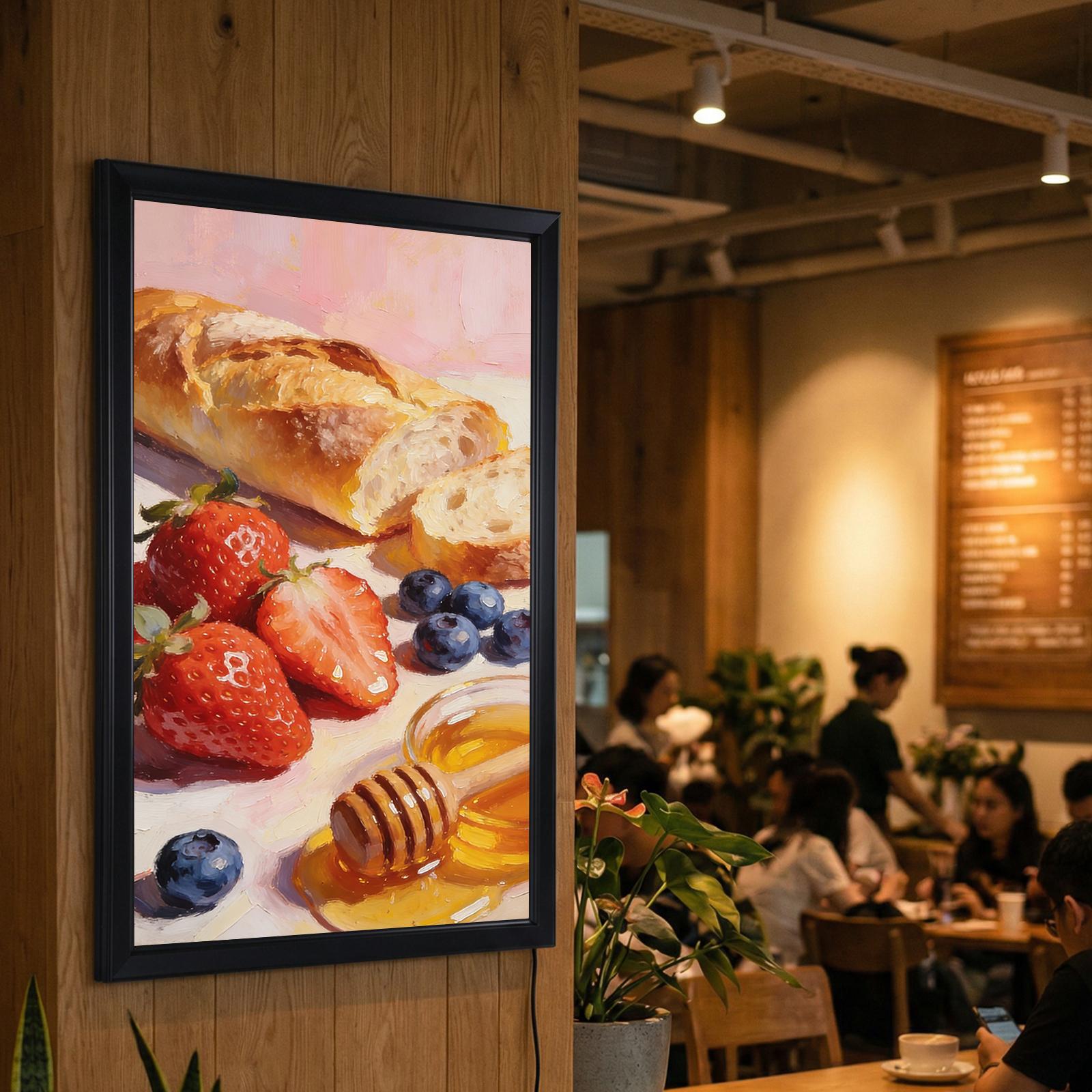 Wall Mounted LED Lightbox 15.7 X 23.6in/ 23.6 X 35.4in LED Movie Poster Frame Backlit Picture Frame with Dimmer Switch for Paintings & Pictures Digital Signage Display NEW Wall Mounted LED Lightbox 15.7 X 23.6in/ 23.6 X 35.4in LED Movie Poster Frame Backlit Picture Frame with Dimmer Switch for Paintings & Pictures Digital Signage Display NEW